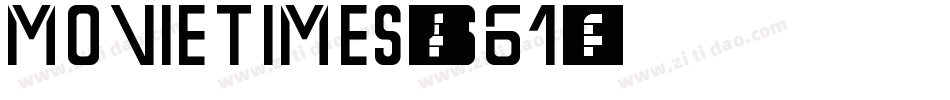 MovieTimes-pg61字体转换