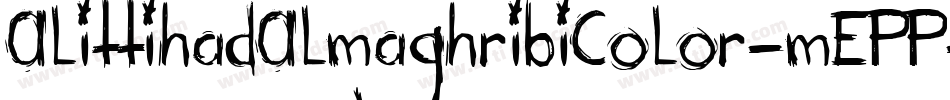 AlittihadAlmaghribiColor-mEPP字体转换