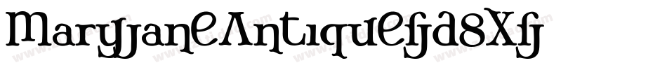 MaryJaneAntique-d8X字体转换