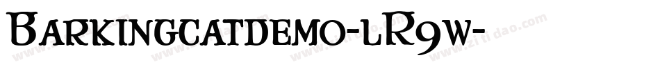 Barkingcatdemo-lR9w字体转换