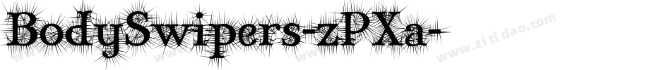 BodySwipers-zPXa字体转换