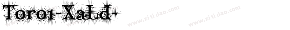 Toro1-XaLd字体转换