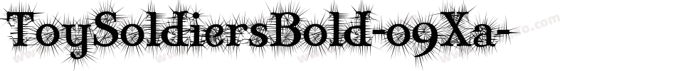 ToySoldiersBold-o9Xa字体转换