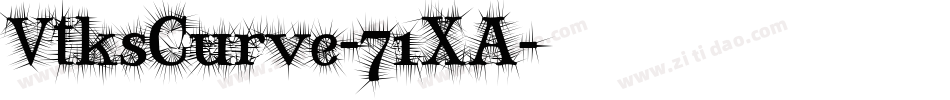 VtksCurve-71XA字体转换 VtksCurve-71XA字体转换