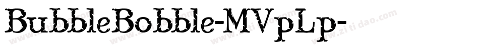 BubbleBobble-MVpLp字体转换