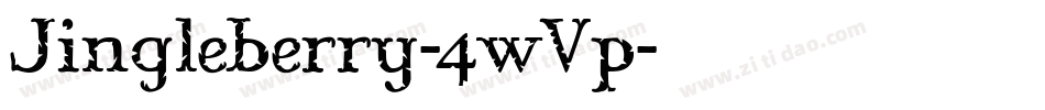 Jingleberry-4wVp字体转换