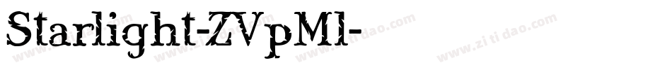 Starlight-ZVpMl字体转换