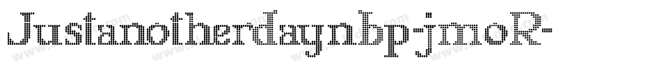 Justanotherdaynbp-jm0R字体转换
