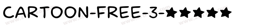 CARTOON-FREE-3字体转换
