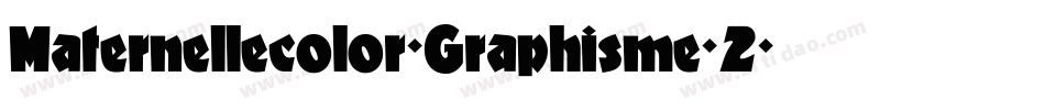 Maternellecolor-Graphisme-2字体转换
