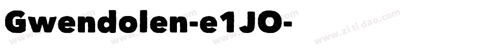 Gwendolen-e1JO字体转换