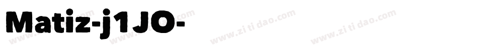 Matiz-j1JO字体转换