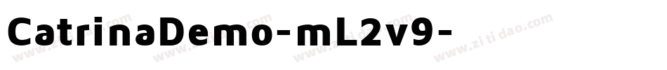 CatrinaDemo-mL2v9字体转换