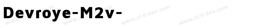 Devroye-M2v字体转换