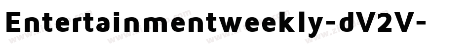 Entertainmentweekly-dV2V字体转换
