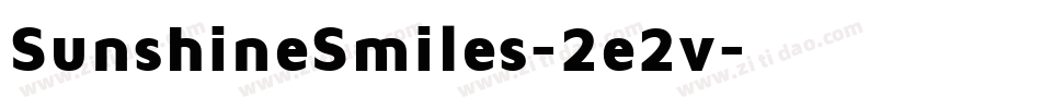 SunshineSmiles-2e2v字体转换