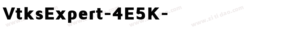 VtksExpert-4E5K字体转换