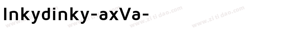Inkydinky-axVa字体转换