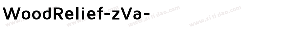 WoodRelief-zVa字体转换