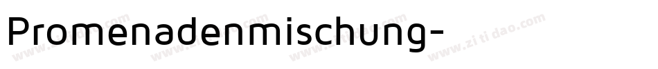 Promenadenmischung字体转换