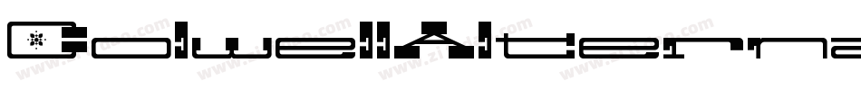 ColwellAlternates-VdZ字体转换