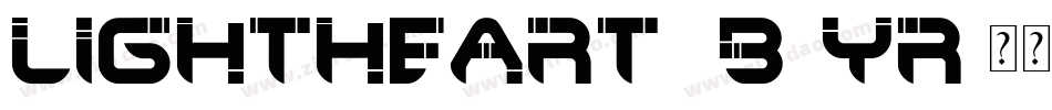 Lightheart-7B1YR字体转换