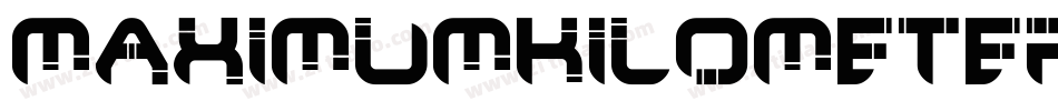 MaximumKilometerInverse-d1yR字体转换