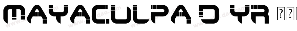 MayaCulpa-D1yR字体转换
