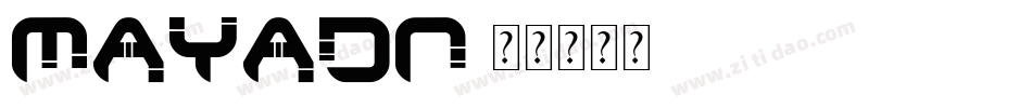 mayadn字体转换