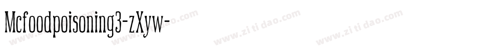Mcfoodpoisoning3-zXyw字体转换