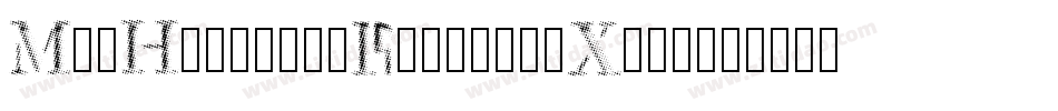 MckHalftoneRegular-X15g字体转换