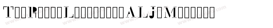 TheRiolaLigature-ALJoM字体转换