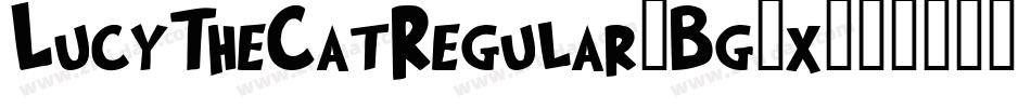 LucyTheCatRegular-Bg9x字体转换