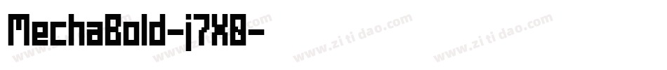 MechaBold-j7X0字体转换