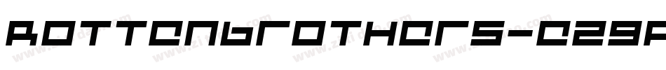 RottenBrothers-eZ9pe字体转换