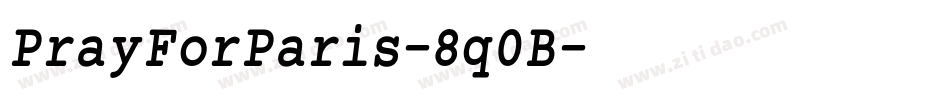PrayForParis-8q0B字体转换