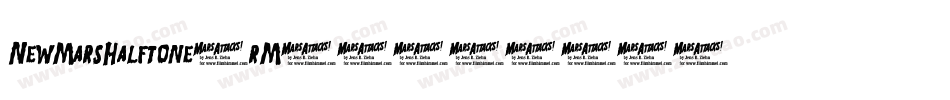 NewMarsHalftone-rM29字体转换