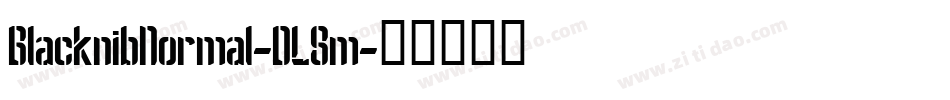 BlacknibNormal-DL8m字体转换