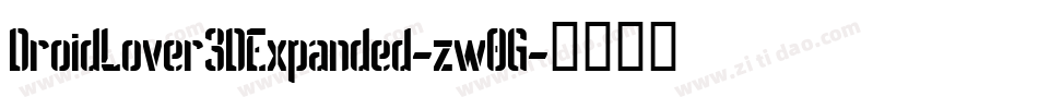 DroidLover3DExpanded-zw0G字体转换