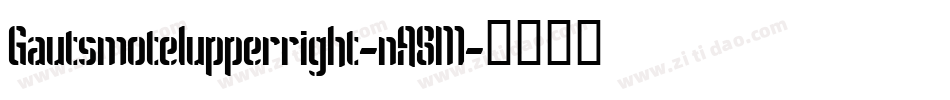 Gautsmotelupperright-nA8M字体转换