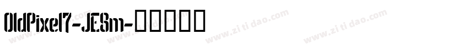 OldPixel7-JE8m字体转换 OldPixel7-JE8m字体转换