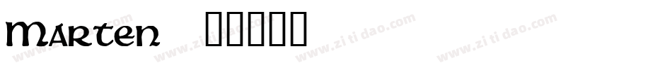 Marten字体转换