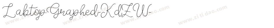 LabtopGraphed-KdZW字体转换