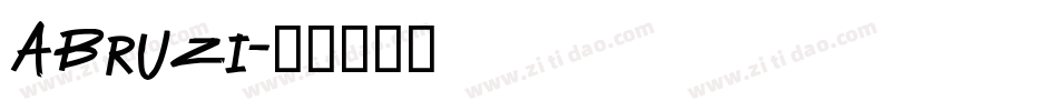 ABRUZI字体转换