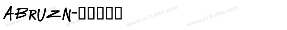 ABRUZN字体转换
