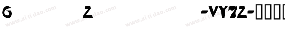 GiediZentran-VY7Z字体转换