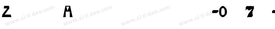 ZeroAthletics-0o7z字体转换