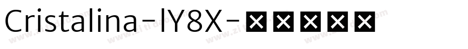Cristalina-lY8X字体转换