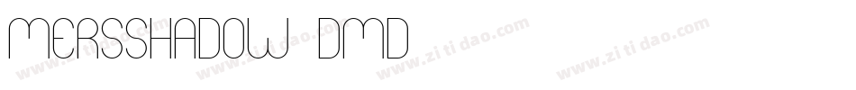 MersShadow-dMd7字体转换