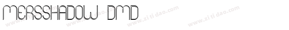 MersShadow-dMd7字体转换